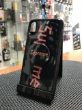 Cumpara ieftin Husa iPhone X MyStyle Supreme Negru-Rosu: Protectie TPU + Acrilic, Anti-Zgarieturi, Decupaje Precise