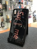 Cumpara ieftin Husa de protectie Apple iPhone X, Supreme Negru-Rosu, MyStyle