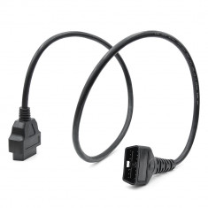 Cablu prelungitor OBD2 compatibil cu diagnozele cu mufa OBD2 lungime 100 cm foto