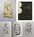 Jules PERAHIM-Congres,Compozitie erotica,lucrare semnata,Ex.de Artist!