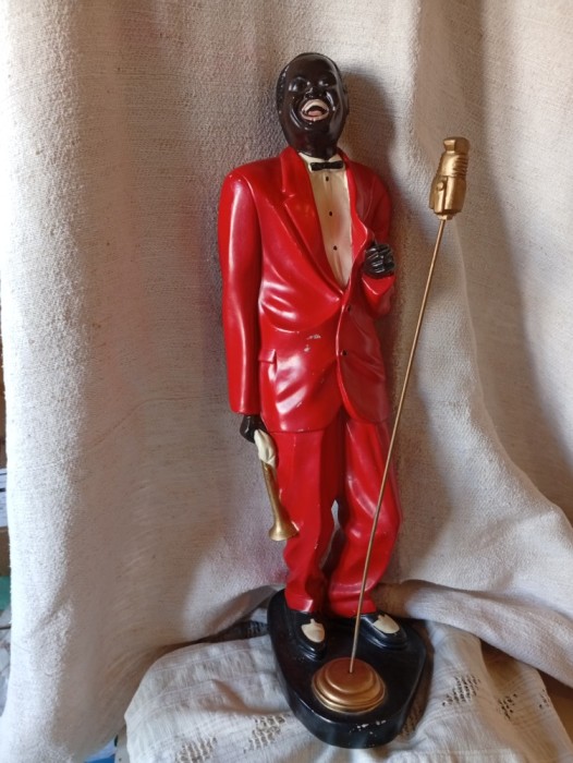C&acirc;ntăreț de jazz statuetă vintage