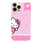 Husa compatibila cu Apple iPhone 12 Pro Max, Viceversa, model Sweety hello kitty, Silicon, TPU