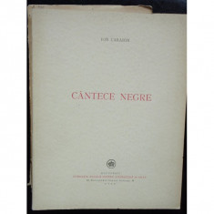 CANTECE NEGRE - ION CARAION foto