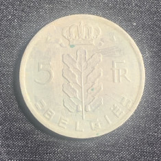 Moneda 5 franci 1964 Belgia