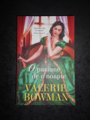 VALERIE BOWMAN - O PASIUNE DE-O NOAPTE foto