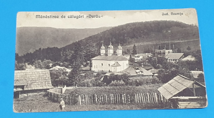 Carte Postala veche perioada interbelica - Manastirea de Calugari DURAU