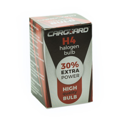 Bec halogen H4 55/60W, +30% intensitate - CARGUARD foto