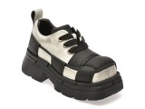 Cumpara ieftin Pantofi sport GRYXX alb-negru, 6882, din piele naturala
