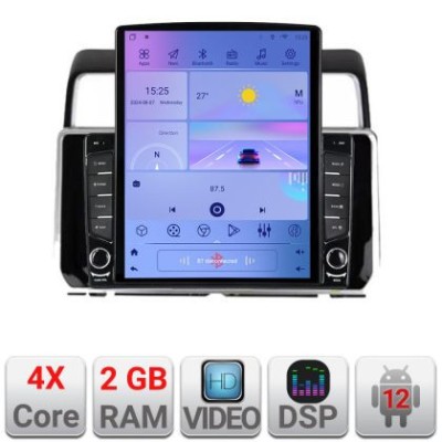 Navigatie Toyota Prado J150 2018- K-1065 ecran tip TESLA 9.7&amp;quot; cu Android Radio Bluetooth Internet GPS WIFI 2+32 DSP Qu CarStore Technology foto
