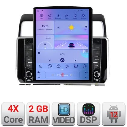 Navigatie Toyota Prado J150 2018- K-1065 ecran tip TESLA 9.7&quot; cu Android Radio Bluetooth Internet GPS WIFI 2+32 DSP Qu CarStore Technology