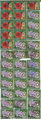 Ceasul florilor I, 2013 - 60 B, 1 L, 1,60 L, 2,40 L, obliterate foto