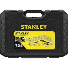 STMT82831-1 STANLEY Set tubulare, biti si unelte 1/2&amp;amp;quot; si 1/4&amp;amp;quot; - 72 piese foto