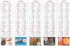 Romania, Societatea Nationala de Cruce Rosie, lot 1 calendare orar, 2009