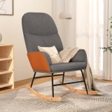 Cumpara ieftin Scaun balansoar, gri deschis, material textil