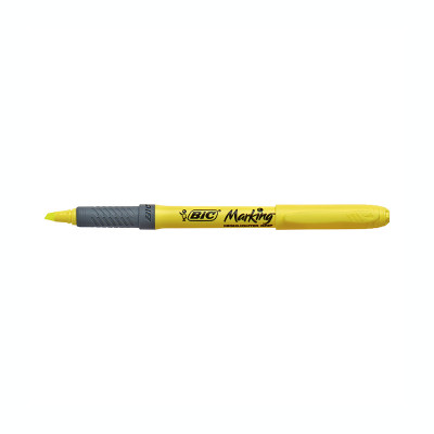 Textmarker Bic Brite Liner Grip galben 331013 foto