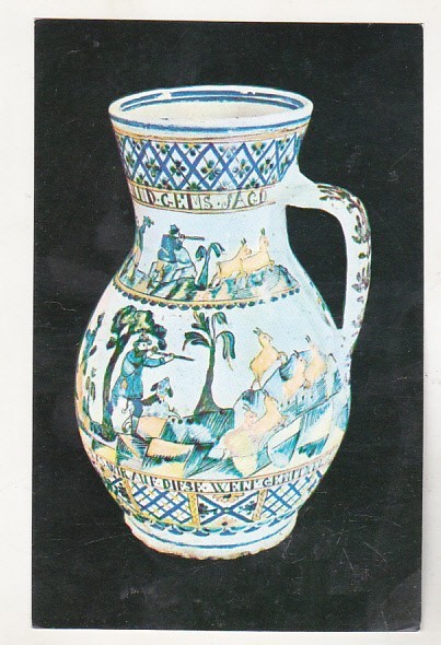 bnk cp Castelul Bran - Cana cu toarta - Germania 1730 - necirculata