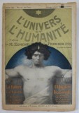 L &#039; UNIVERS ET L &#039;HUMANITE , REVISTA DE STIINTE NATURALE IN LB. FRANCEZA , LIVRAISON 105 , EDITIE DE INCEPUT DE SECOL XX