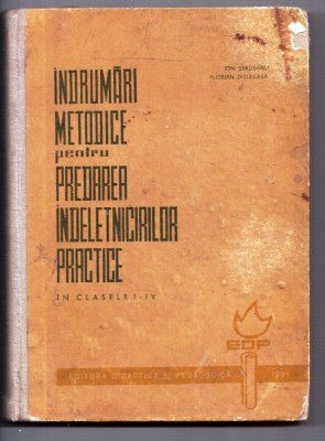 indrumari metodice pentru predarea indeletnicirilor practice in clasele i-iv foto