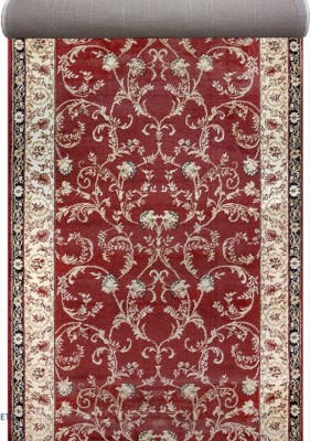 Traversa Covor Lotos 523 Rosu Latime 120 cm Diverse Lungimi 1800 gr/mp foto