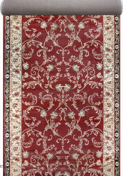 Traversa Covor Lotos 523 Rosu Latime 120 cm Diverse Lungimi 1800 gr/mp