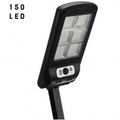 Lampa Solara 150 LED cu Telecomanda si Senzor de miscare foto