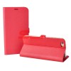 Husa Flip Stand Magnetica Apple iPhone 6, Piele Eco, Protectie 360, Rosu