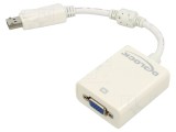 Convertor D-Sub 15pin, DisplayPort mufă, VGA soclu - 0,12m