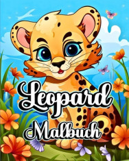 Leopard Malbuch: Wildtiere zum Ausmalen f foto