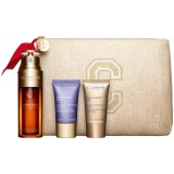 Clarins Double Serum &amp; Nutri-Lumi&egrave;re Collection set cadou de Crăciun pentru ten matur
