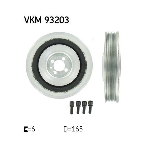 SKF Fulie curea, arbore cotit