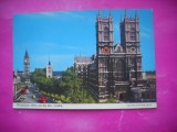 HOPCT 17263 CATEDRALA WESTMINSTER ABBEY SI BIG BEN IN 1975- LONDRA - -ANGLIA-UK -STAMPILA / TIMBRU --EUROPA -CIRCULATA