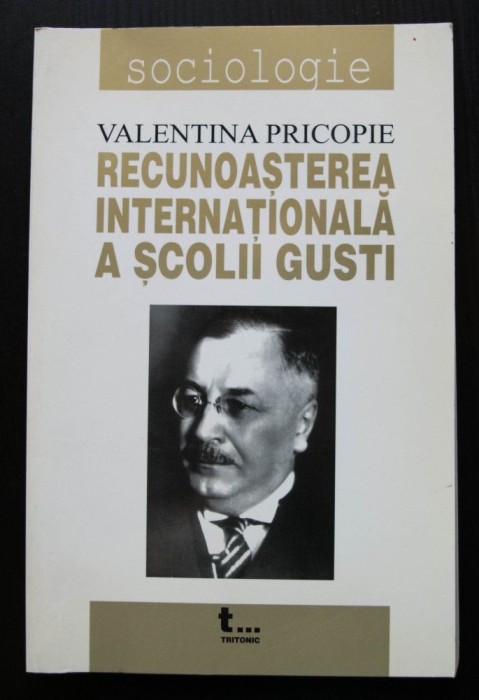 Valentina Pricopie - Recunoașterea internațională a Școlii Gusti