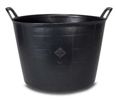 Galeata FLEXTUB plastic neagra Nr.3 (40 L.) Heavy Duty - RUBI-88778 foto