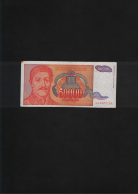 Iugoslavia Yugoslavia 50000 50 000 dinara dinari 1994 seria0907166 foto