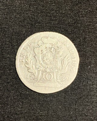 Moneda 10 kreuzer 1769 fără semn monetărie Austria foto