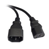 CABLU alimentare Spacer prelungitor, 1.8m, intrare C14, iesire C13, 10A, negru, &quot;SPPW-C14-C13-10A-1.8&quot; (timbru verde 0.18 lei)
