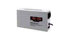 Stabilizator automat de tensiune Qoltec AVR 1000VA 3% | Compact | Transformator toroidal
