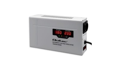 Stabilizator automat de tensiune Qoltec AVR 1000VA 3% | Compact | Transformator toroidal foto