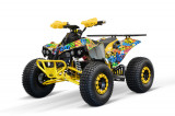 Cumpara ieftin ATV electric NITRO EcoWarrior SPORT 1000W 48V 20Ah cu DIFERENTIAL, grafiti galben