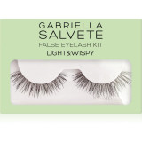 Gabriella Salvete False Eyelash Kit Light &amp; Wispy gene false cu lipici 1 buc