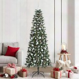 vidaXL Brad de Crăciun artificial cu 300 LED Verde 86 x 86 x 210 cm 3395837