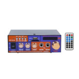 Amplificator audio bluetooth, USB, SD, 220v, 12V, Radio FM, telecomanda, BT-618, Oem
