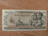 Bancnota Romania 100 Lei August 1947, VF! Colectie Numismatica, Bancnote Romanesti 1947, 100 Lei 1947 August