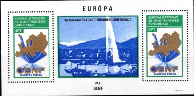 UNGARIA 1974, Conferinta CSCE Geneva, MNH foto