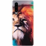 Husa silicon pentru Huawei P30, Awesome Art Of Lion