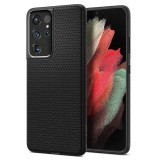 Husa Samsung Galaxy S21 Ultra 5G Spigen Liquid Air - Matte Black