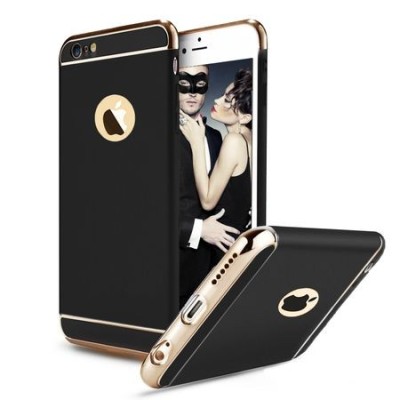 Husa Ultrasubtire Iphone protejeaza 3in1 Elegant Black foto