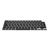 Folie tastatura Kwmobile pentru Apple MacBook Pro M2 16&quot; (2023)/MacBook Pro M3 16&quot; (2023), Negru, Silicon, KWM000025BV001C