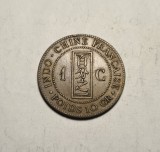 Indochina Franceza 1 Cent 1892 Piesa Frumoasa