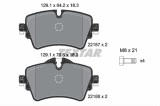Set placute frana TEXTAR 2218701